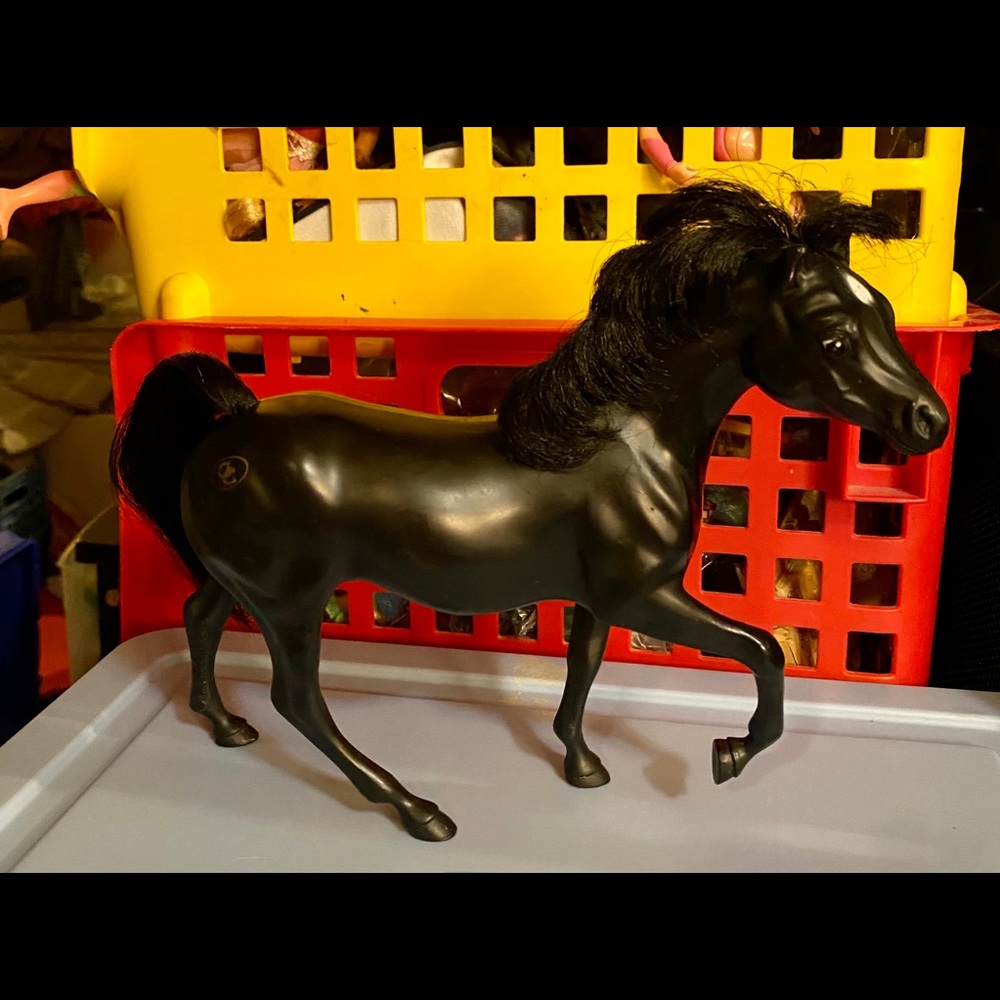 Vintage 1992 Marchon Black Beauty toy horse figure